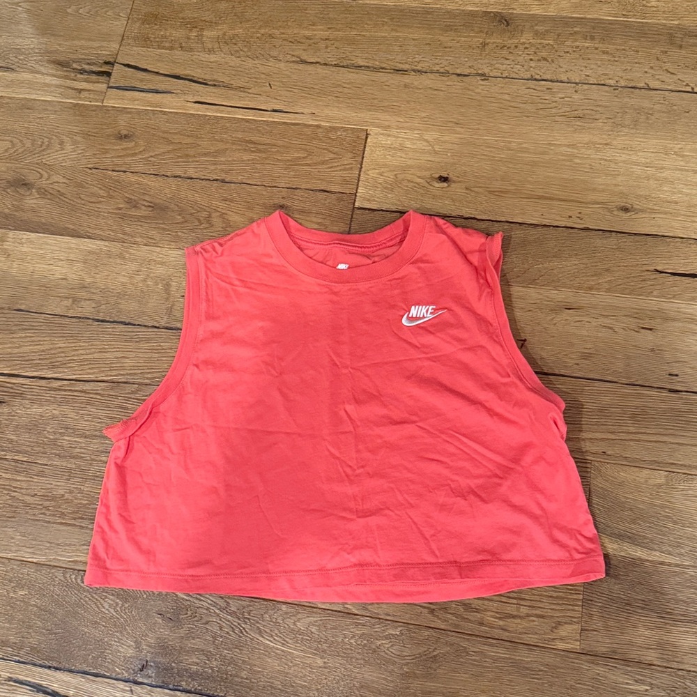 Nike Bright Coral Crop Top